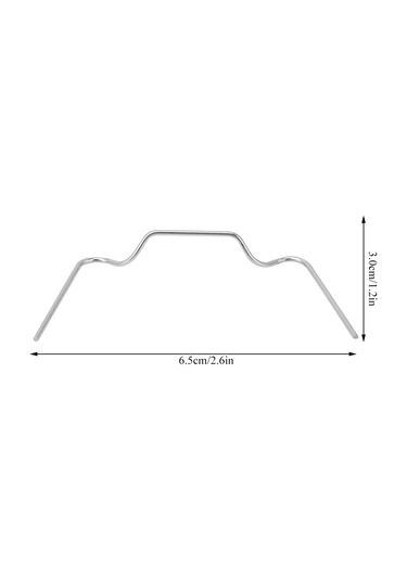 Ximistore9 50 Adet Paslanmaz Çelik Seracılık Cam Klembi, Anti-korozif Yaylı Kilit, Kolay Kurulum, Güvenli Tutucu