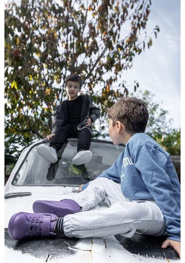 Smart Walker High Top Mor Işık Barefoot Çocuk Bot-mor Işık