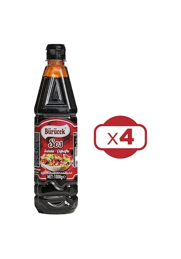 Bürücek Salata ve Çiğ Köfte Sosu 4 x 1 L