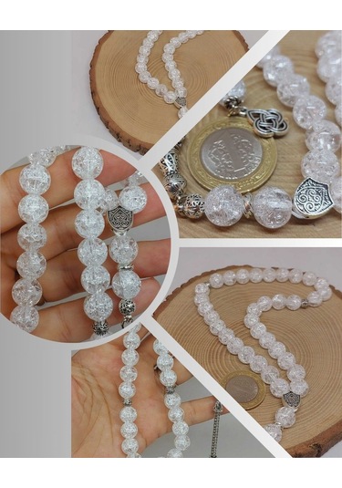 Yasamtohumu Necef Taşı 33lük Tesbih 10mm 8916 Çok Renkli