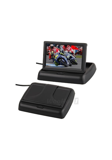 Kameralı Park Sensörü 4.3 Kapanır Monitör Micro Kamera