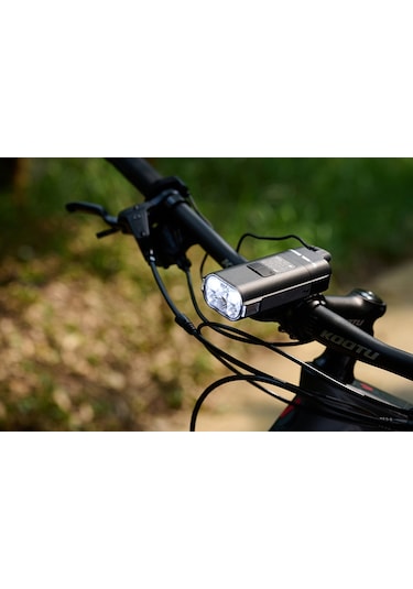 Moon Rıgel Enduro 2600 Lümen Usb Bisiklet Ön Lambası Siyah  - Kırmızı