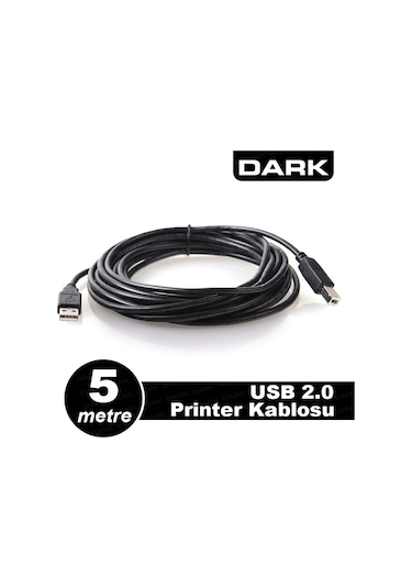 5 M Usb 2 0 Printer Kablosu