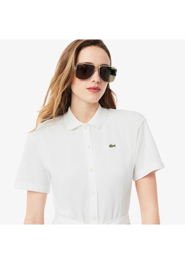 Lacoste Kadın Elbise Ef9621-001 BEYAZ