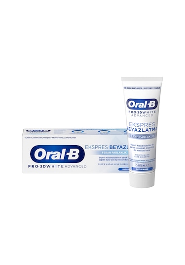 Oral-B Pro 3D White Advanced Ekspres Beyazlık Diş Macunu 75 ML