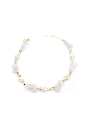 Dorika Taş Halhal - Pembe Pembe