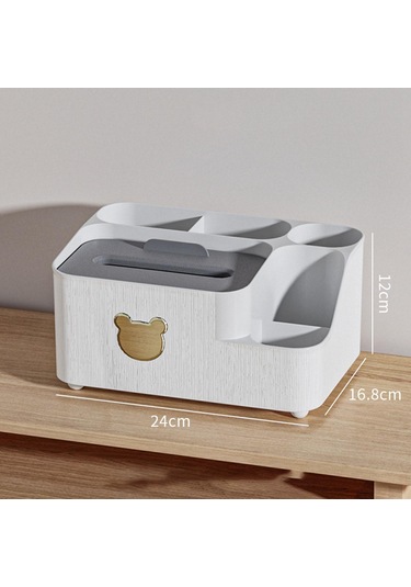 Suntek Gece Standı Ofis Dresser Beyaz L Için Doku Kutusu Tutucu