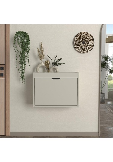 Remy 1 Kapaklı Ayakkabılık Kumtaşı - Antrasit