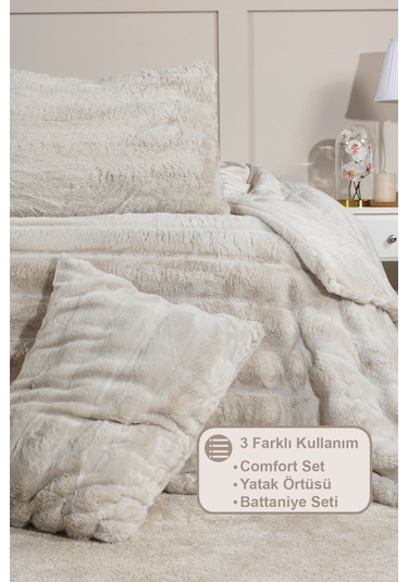 Elart Marsel Comfort Uyku Seti 220x240 Cm Vizon Vizon