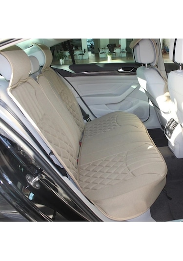 Toyota Hilux Lüx Oto Koltuk Minderi Ön Arka 5'li Set Elegance Serisi Bej