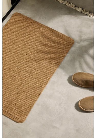 Ocean Home Textile Jüt Halat Çok Amaçlı Dekoratif İç Dış Kapı Önü Paspası 72 x 51,5 CM