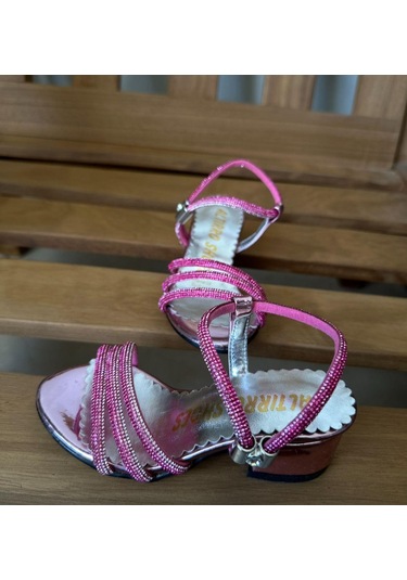 Gala Taş İşlemeli Çocuk Topuklu Ayk. Fuşya
