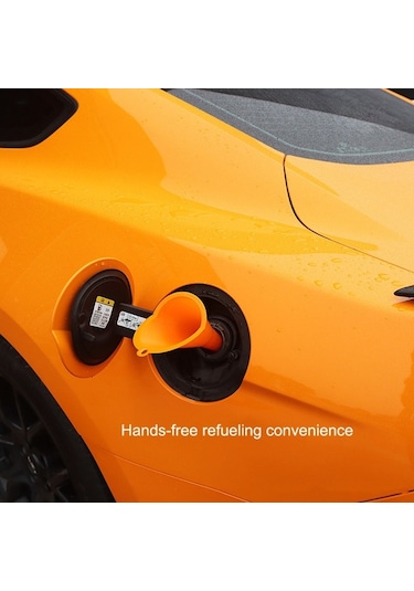 Sones 10 Adet Araba Eller Serbest Plastik Yakıt İkmal Hunisi Turuncu