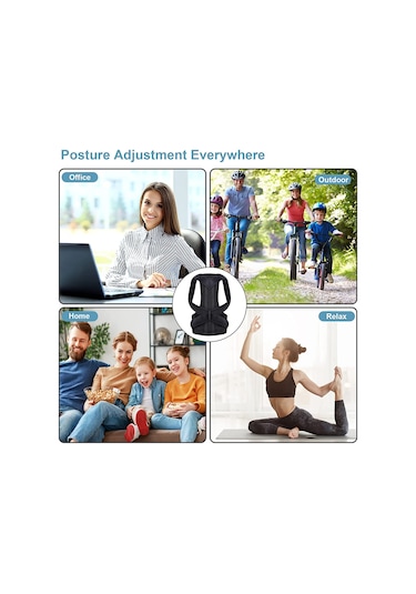 Medikal Dik Duruş Korsesi Kifoz Skolyoz Korsesi Omuz Bel Korsesi