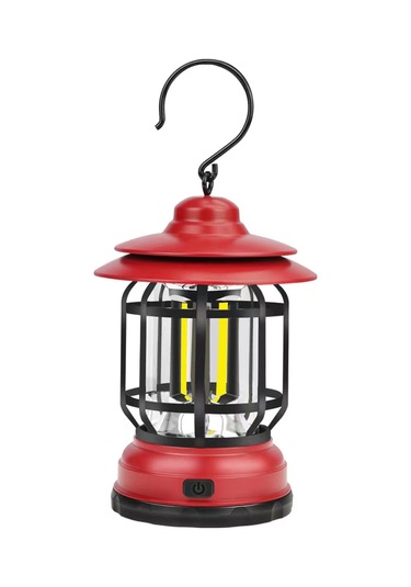 Reedark Oranj Ip65 Su Geçirmez Kamp Lambası, Cob Işık Kaynağı, Zayıf/güçlü Mod, 3xaa Pil Dahil Değil , Abs Malzeme Çok Renkli