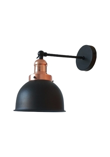 Dylight Retro Siyah Bakır Duylu Metal Dekoratif Mafsallı Duvar A Siyah