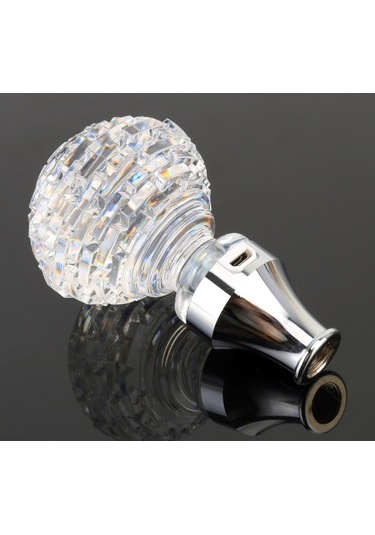 Wondernest Evrensel Araba Yuvası Şekilli Kristal Dişli Işıklı Vites Topuzu Std