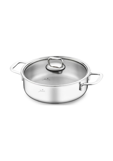 Jumbo Web New Lyon 7 Parça Çelik Tencere Seti Gümüş