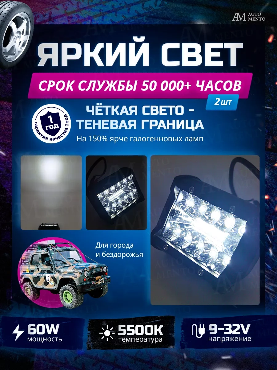 Automento Evrensel Led Sis Farları 139314007