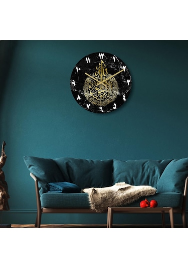Suntek 12 "akrilik İslami Duvar Saati Müslüman Sessiz Kuvars Diğer