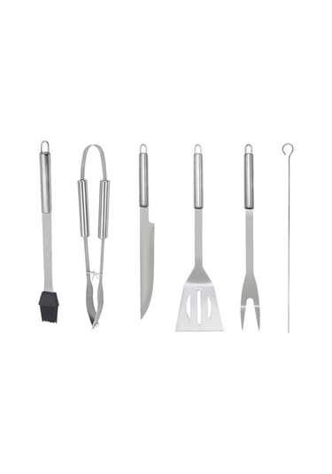 9 Adet Paslanmaz Çelik Barbekü Izgara Araçları