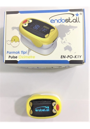 Endostall K1 Pediatrik 1 - 12 Yaş Çocuklar için Şarjlı Pulse Oksimetre Cihazı