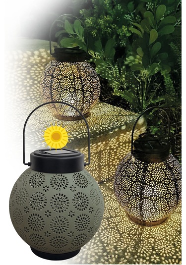 Greentech Güneş Enerjili Dekoratif Led Fener / Askılı Bahçe Feneri / Bahçe Dekorasyon Feneri / GT-SL25G