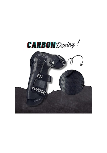 MOTOSİKLET MAFSALLI DİZLİK SETİ KARBON DİZAYN YENİ 2022