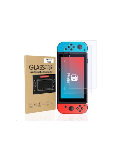 Nintendo Switch Temperli Cam Ekran Koruyucu 2 Adet