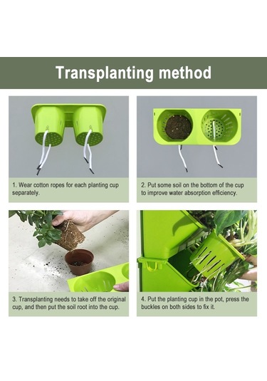 Sones İç Dekorasyon Bitki Duvar Saksı Oturma Odası Balkon Dikey Yeşil Dikim Kutusu Stereo Kombinasyon Duvar Askılı Saksı, Boyut: 24x14x57 Cm Beyaz