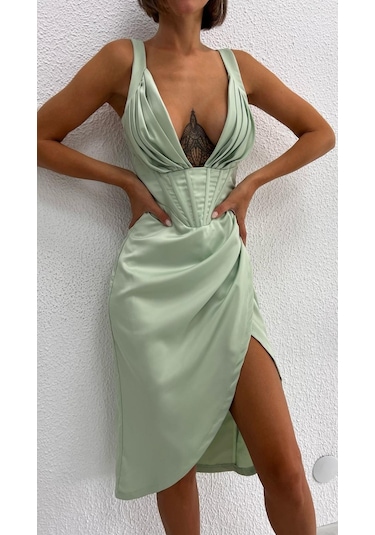 BMD Turquise Chico Luxury Elbise 001