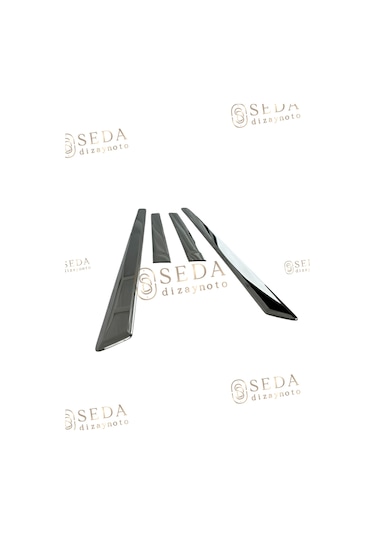 Ford Fiesta 5 Hb /3d 2002 2006 Yan Kapı Çıtası 4 Prç. P. Çelik