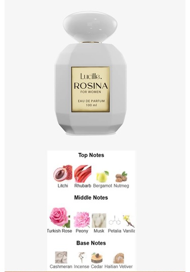 Lucille Rosina Kadın Parfüm EDP 100 ML