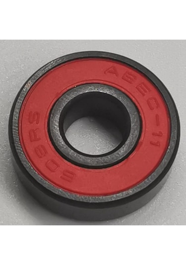 4 Adet Seramik Rulmanlar Yüksek Hız Kaykay Tekerleği İçin Siyah