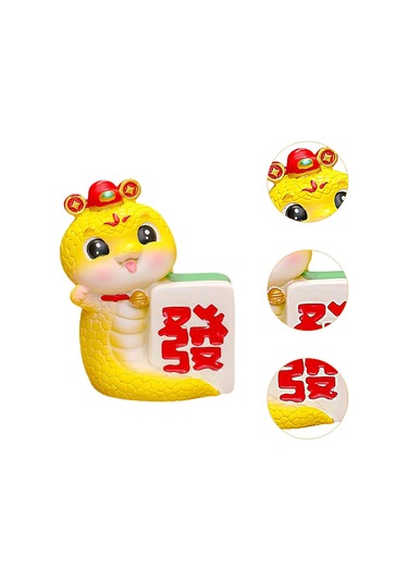 Homyl Yılan Heykelciği Çin Yeni Yılı 5,4-cm-x-4-cm-x-7,5-cm