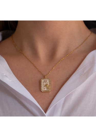 Çelik Kolye Koç Burcu Kolyesi - K-117 Altın