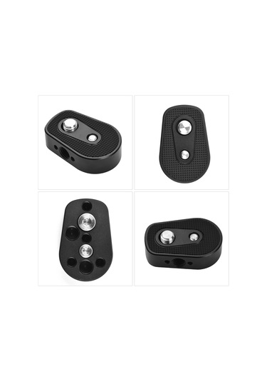 Geeroyoo Dayanıklı Alüminyum Genişletme Tabanı: 1/4" Ve 3/8" Vidalı Delikler, Ronin S/sc İçin Pratik Montaj