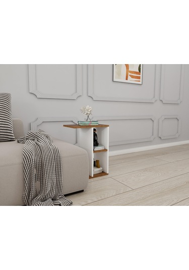 İvriz Yan Sehpa Amalfi-beyaz