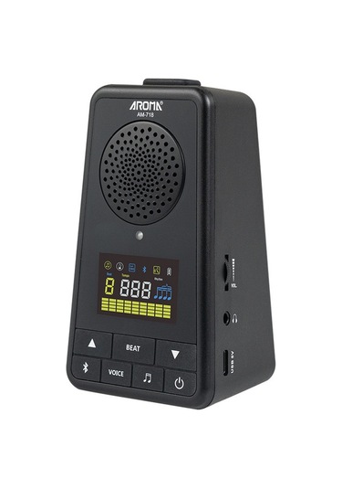 Aroma 2'si 1 Arada Metronom Gitar Piyano Davul Keman Siyah