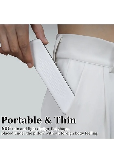 Dm Ses Geçirmez Ağrısız Kemik İletimli Taşınabilir Uyku Hoparlörü - Beyaz Gürültü Uyku Yardımcısı Beyaz Beyaz