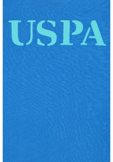 Çocuk Basic Bisiklet Yaka Tişört Saks