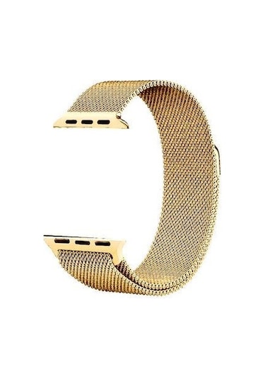 Apple Uyumlu  Watch Seri 2/3/4/5/6/7/8/se 38 MM-40 MM-41 MM Hasır Metal Kordon