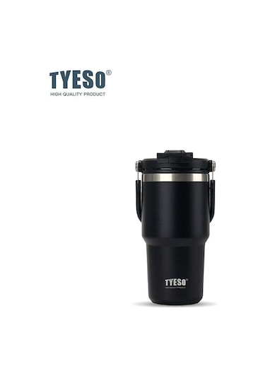 Tyeso Dailyneed Termos Vakumlu Paslanmaz Çelik Siyah 600ml