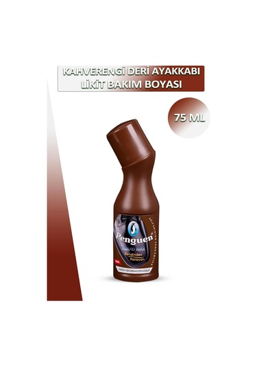Bağcık + Penguen Deri Likit Ayakkabı Bakım Boyası 75 Ml Set 001