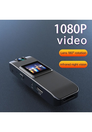 Xindoker "1080p : Gece Görüşlü, Dönebilen Lensli, Manyetik Klipsli Polis Ve Teslimatçılar İçin"