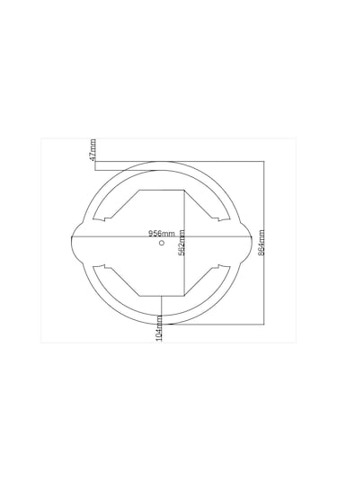 Motifpiyer Lamba Tavan Göbeği 74-Sekizgen-Yuvarlak-Dis-Citali