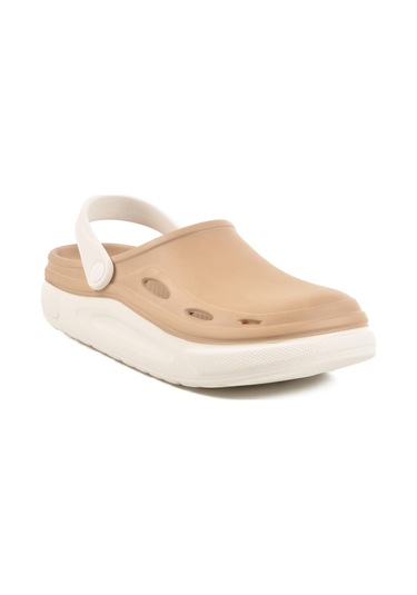 Bej Hafif Eva Erkek Sabo Terlik Cat M Bej