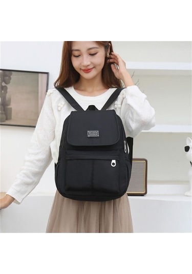 Luckydog Kırmızı Sırt Çantası Rahat Moda Kadın Yaz Yeni Öğrenci Seyahat Sırt Çantası Kadın Oxford Bez Çanta 28cm 12cm 38cm Kı Kırmızı