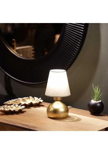 Homing Life Gold Abajur Ayd-3310 Krem