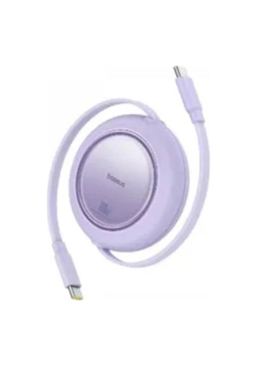 Baseus P10364500213-00 Free2 Pull Mini Kablolu Usb-c 100w 2m Mor Şarj Kablosu